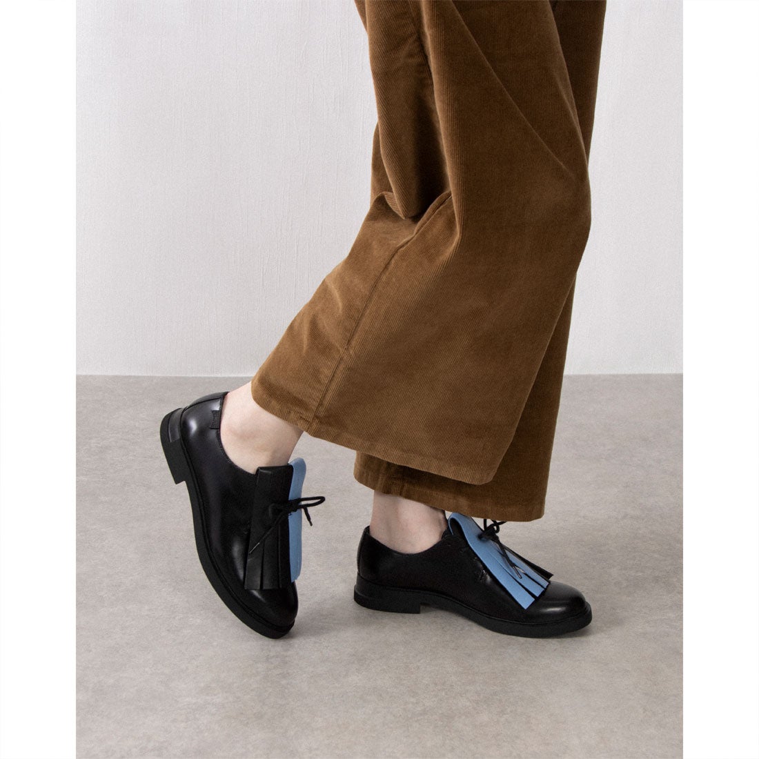 カンペール CAMPER TWINS / フラットシューズ （ブラック