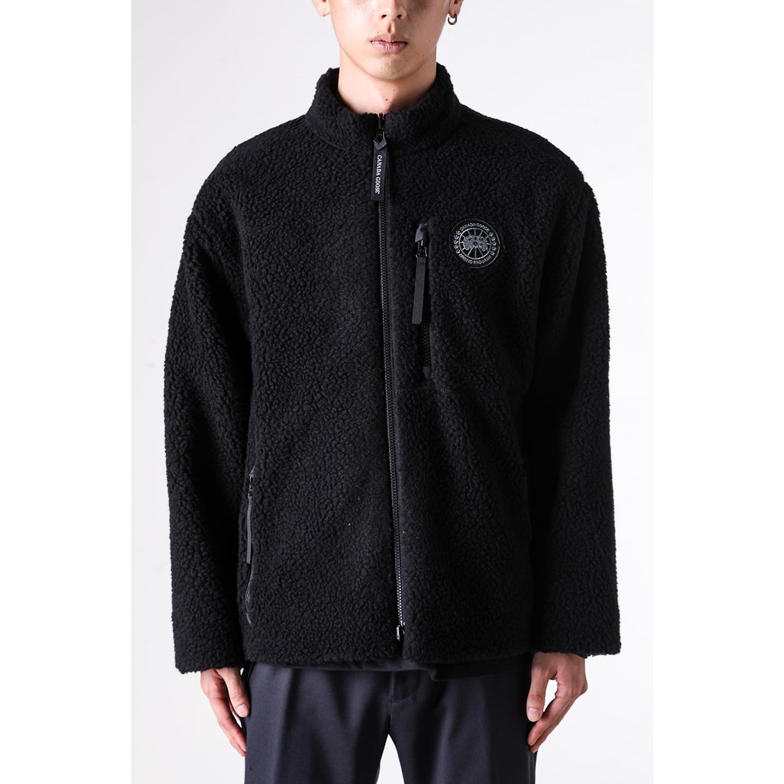 カナダグース CANADA GOOSE Kinross Reversible Fleece Jacket （Black