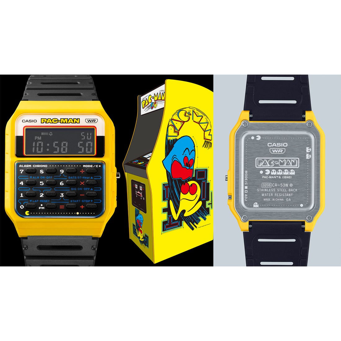 CASIO CLASSIC / パックマンコラボレーションモデル / CA-53WPC-1BJR