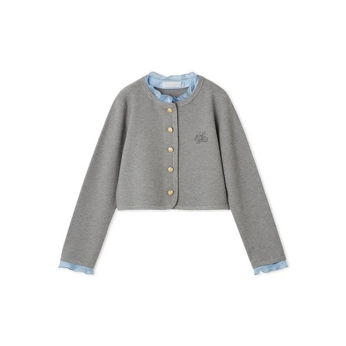 セルフォード CELFORD フリルデタッチャブルカーディガン （YEL