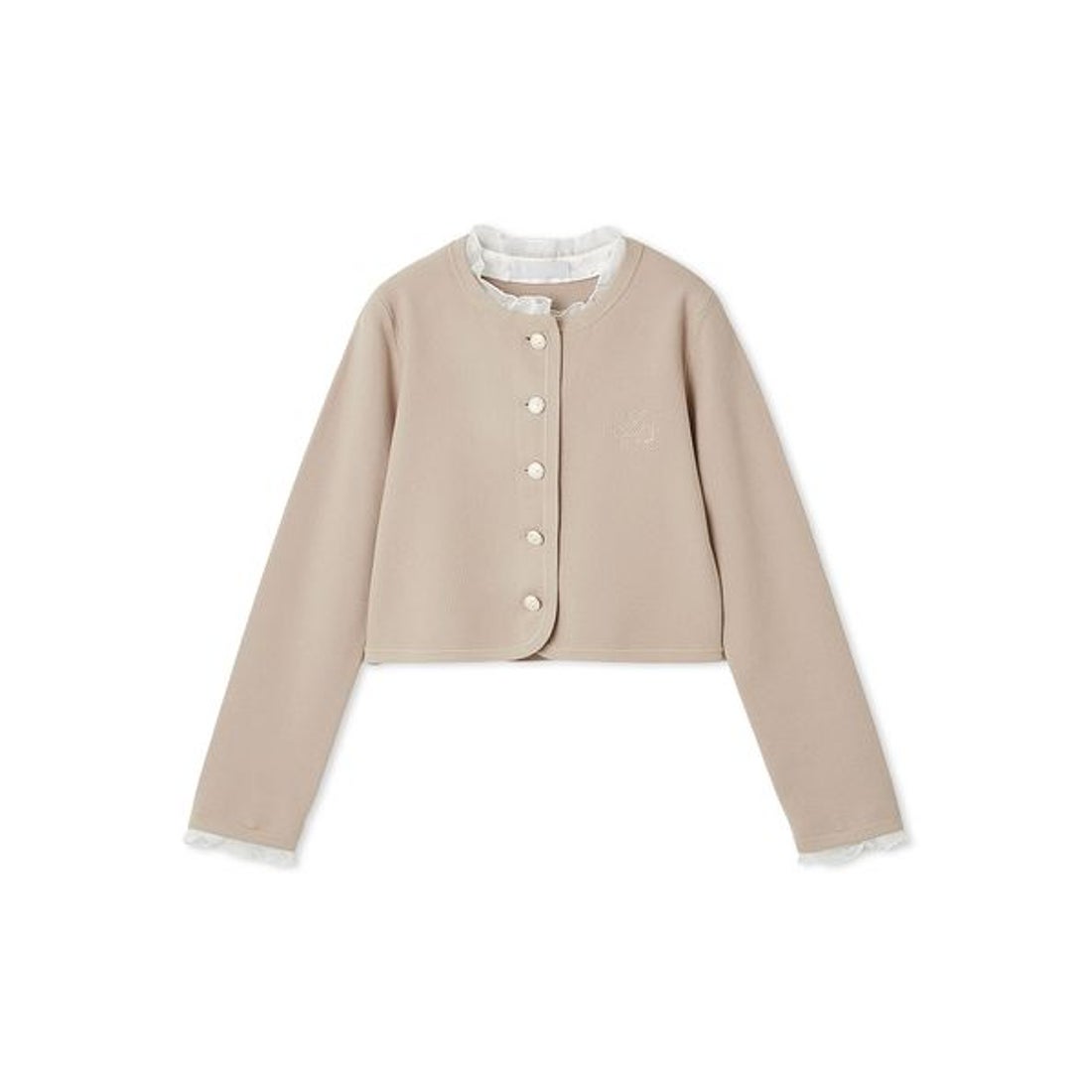 セルフォード CELFORD フリルデタッチャブルカーディガン （BLK