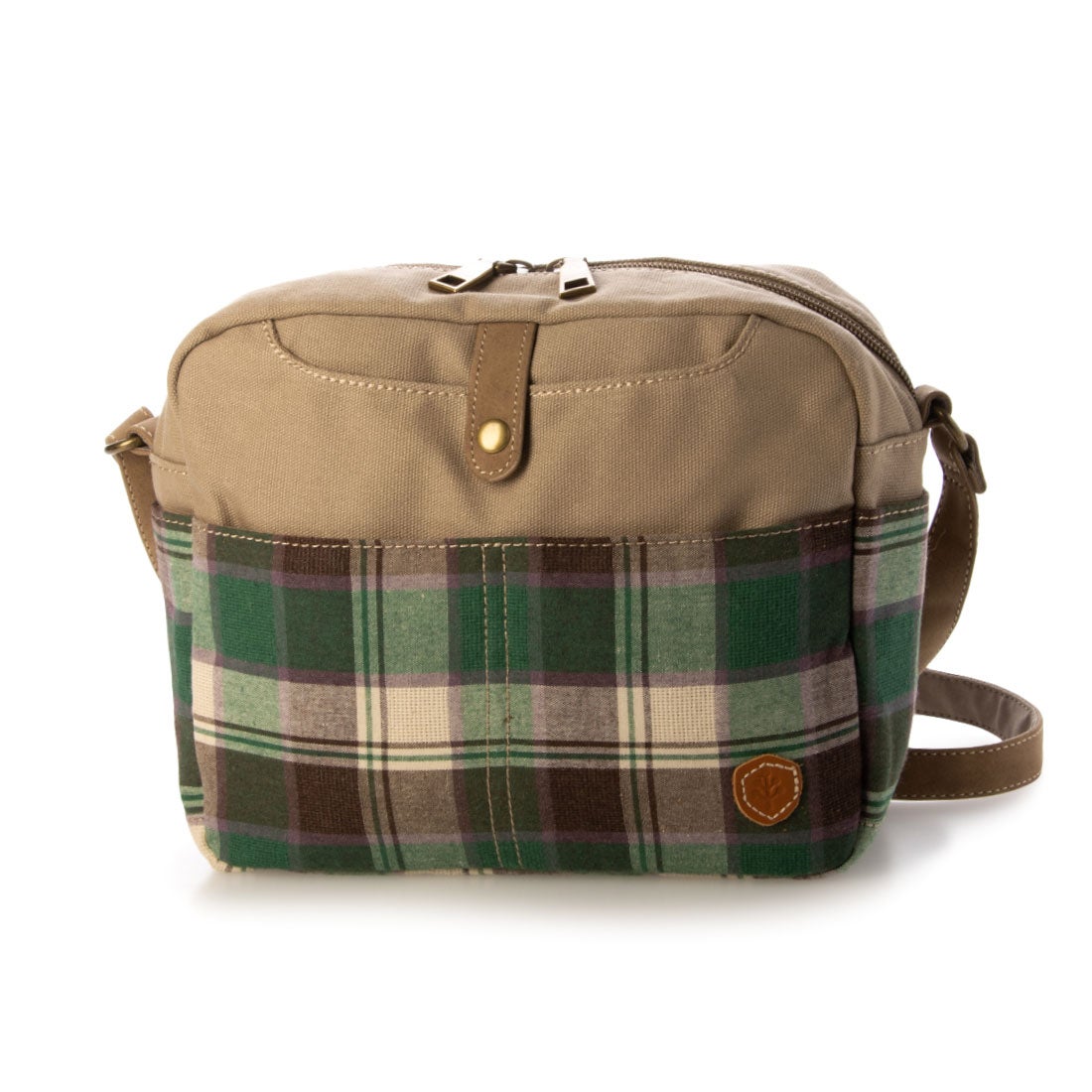 チエミサックス chiemisacs マドラスチェックショルダーバッグ