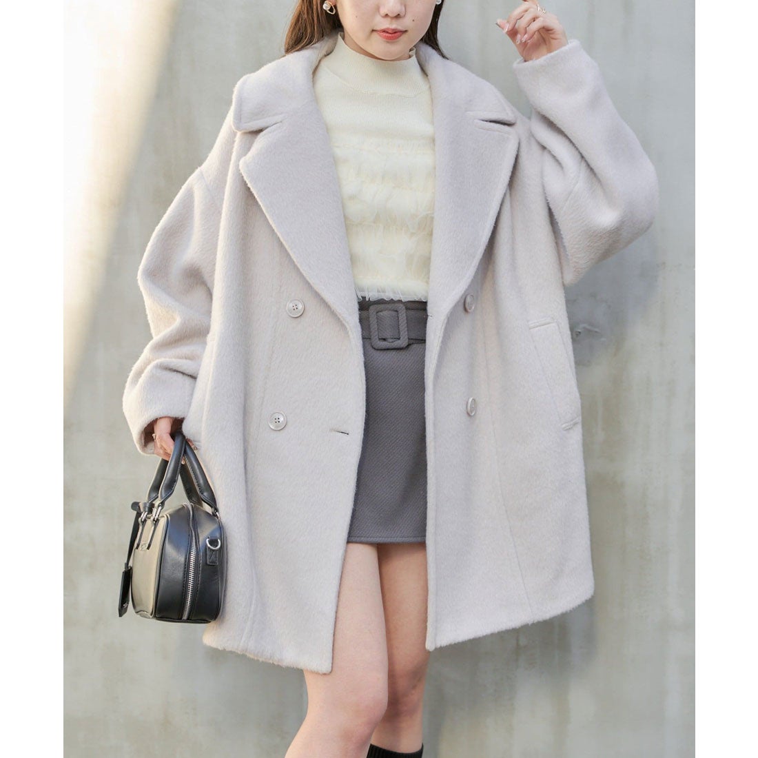 チコ Chico シャギーダブルジャケットコート （GBEI） -アウトレット