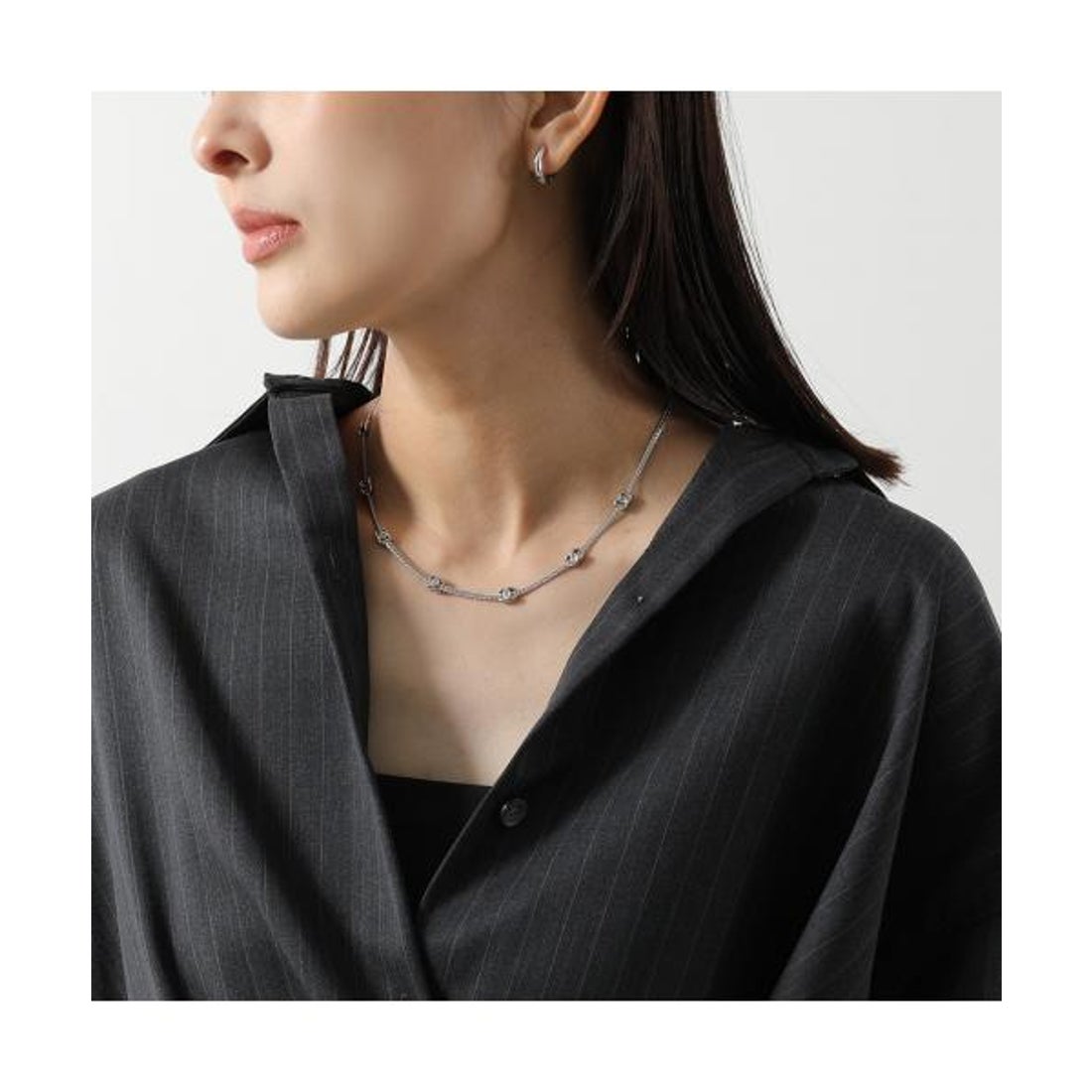 シャネル CHANEL CHANEL ネックレス ABE254 B18058 チョーカー メタル