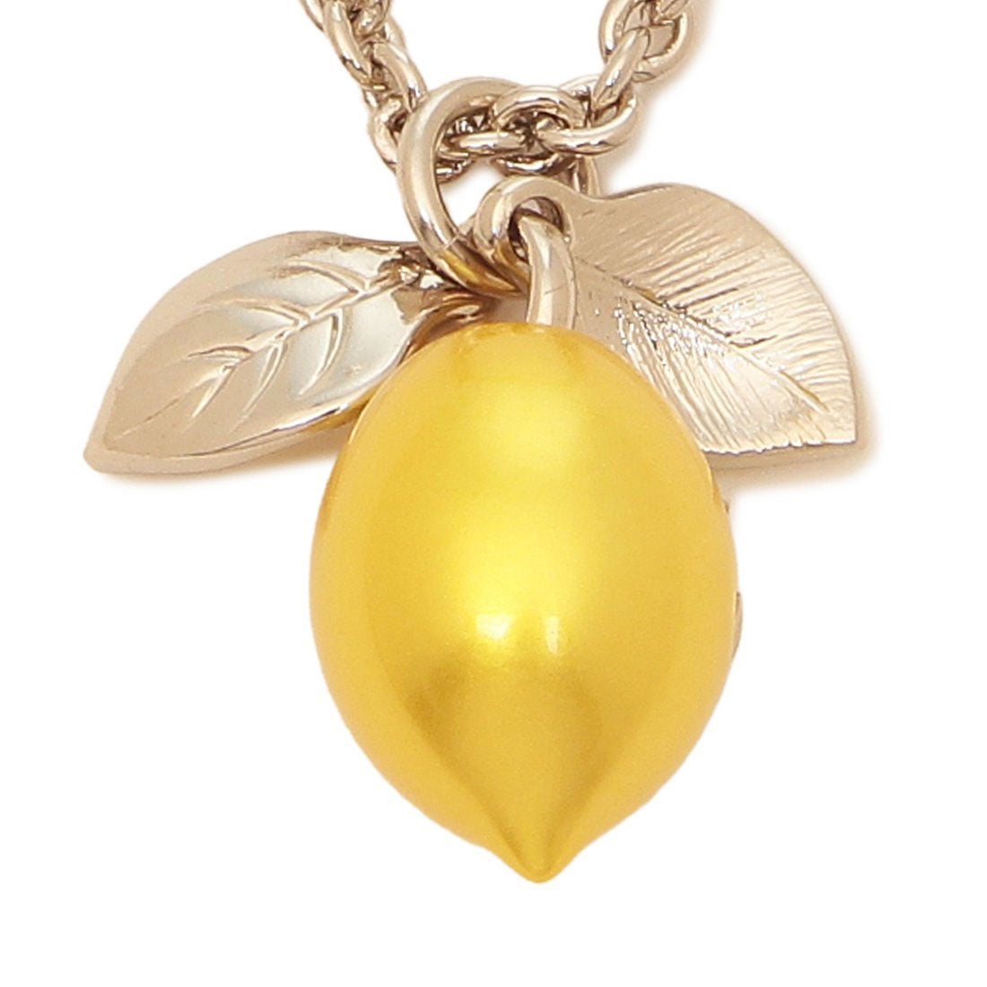 シャネル CHANEL ネックレス ペンダント クルーズコレクション レモン