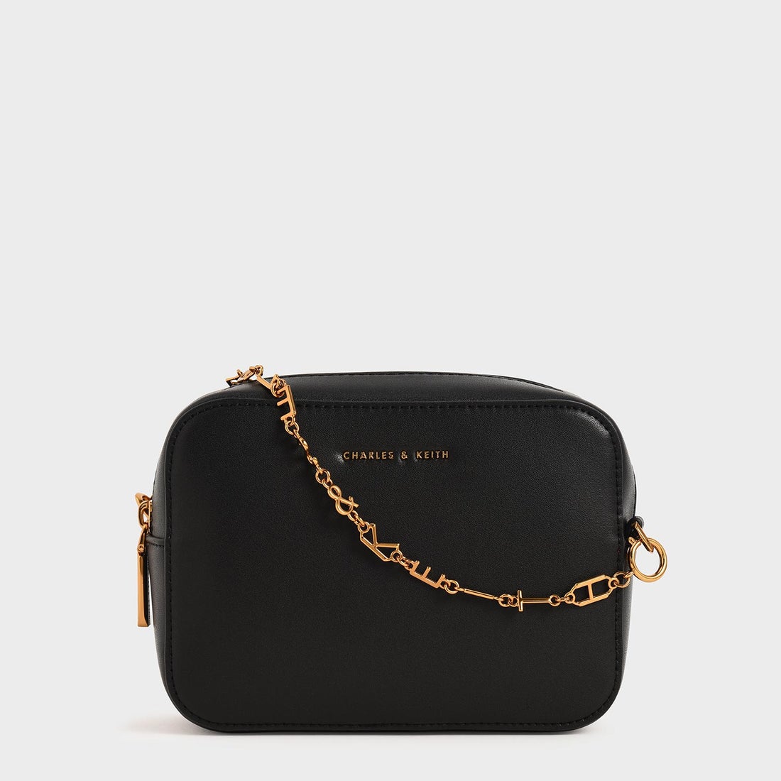 CHARLES & KEITH チェーンリンク レクタンギュラーバッグ 【再入荷