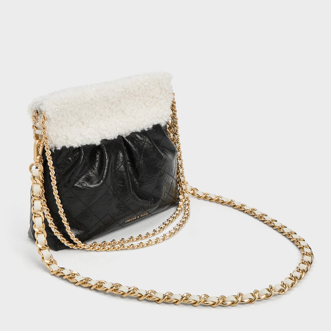 CHARLES & KEITH Duo ドゥオ チェーンハンドルショルダーバッグ