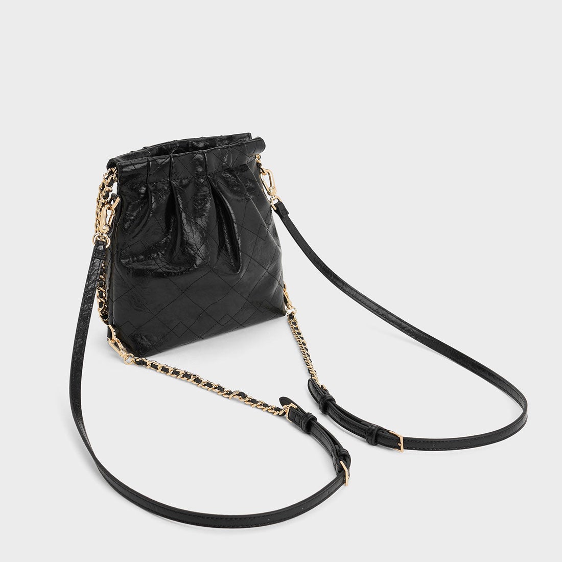 CHARLES & KEITH Duo ドゥオ チェーンハンドルツーウェイバックパック