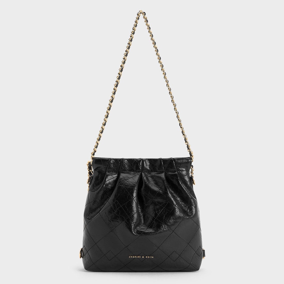 CHARLES & KEITH Duo ドゥオ チェーンハンドルツーウェイバックパック