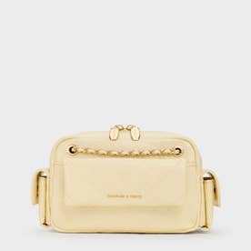 チャールズ アンド キース CHARLES & KEITH Duo ドゥオ キルトクロス