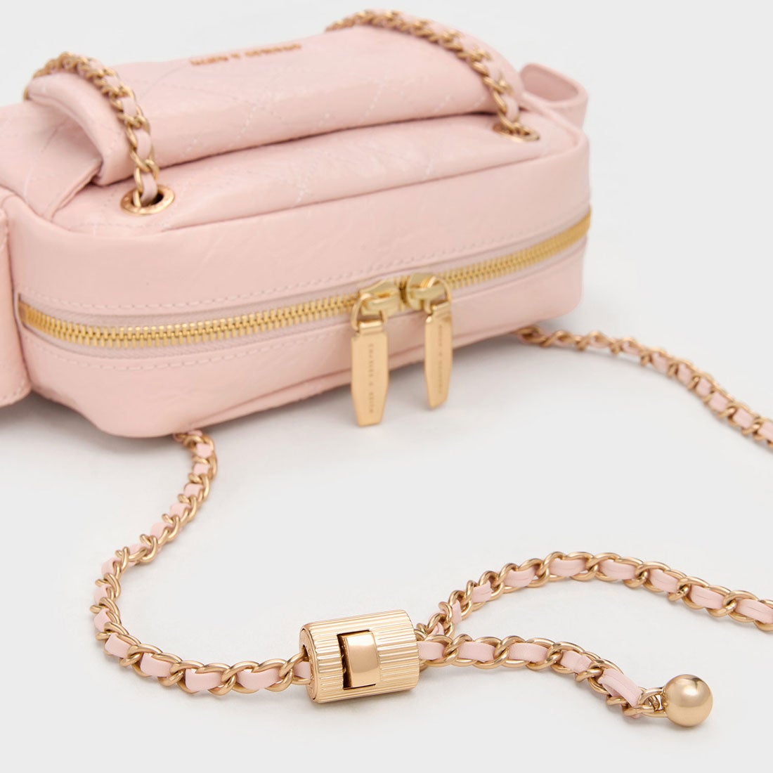 チャールズ アンド キース CHARLES & KEITH Duo ドゥオ キルトクロス