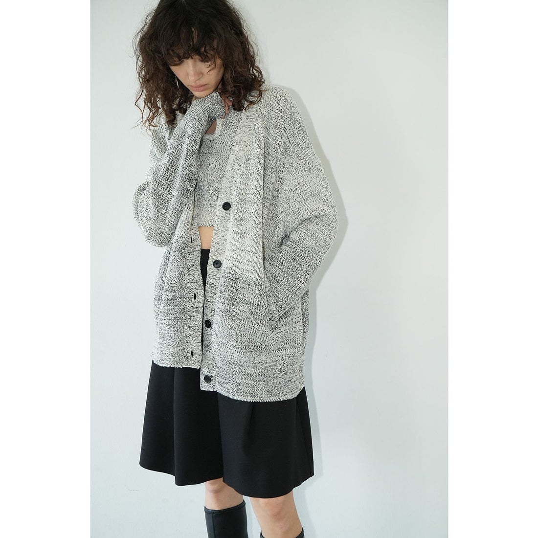 クラネ CLANE BUSTIER SET KNIT C/D （MINT） -アウトレット通販