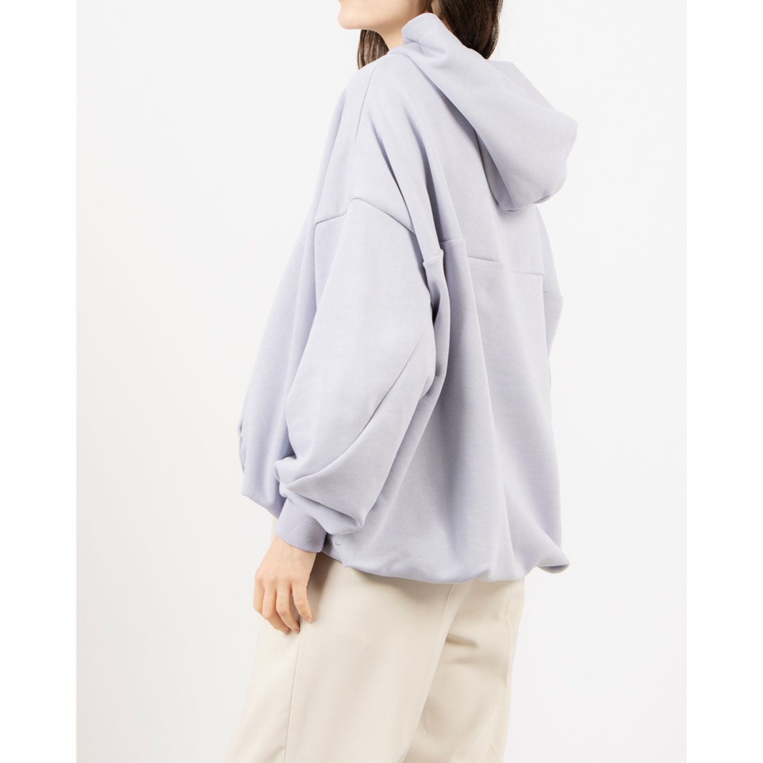 クラネ CLANE BALLOON SWEAT HOODIE （BLACK） -ファッション通販