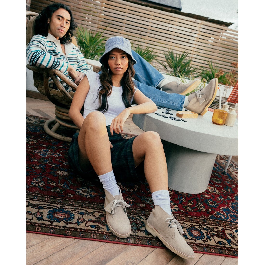 メンズ デザートブーツ / Desert Boot（サンドスエード） -Clarks