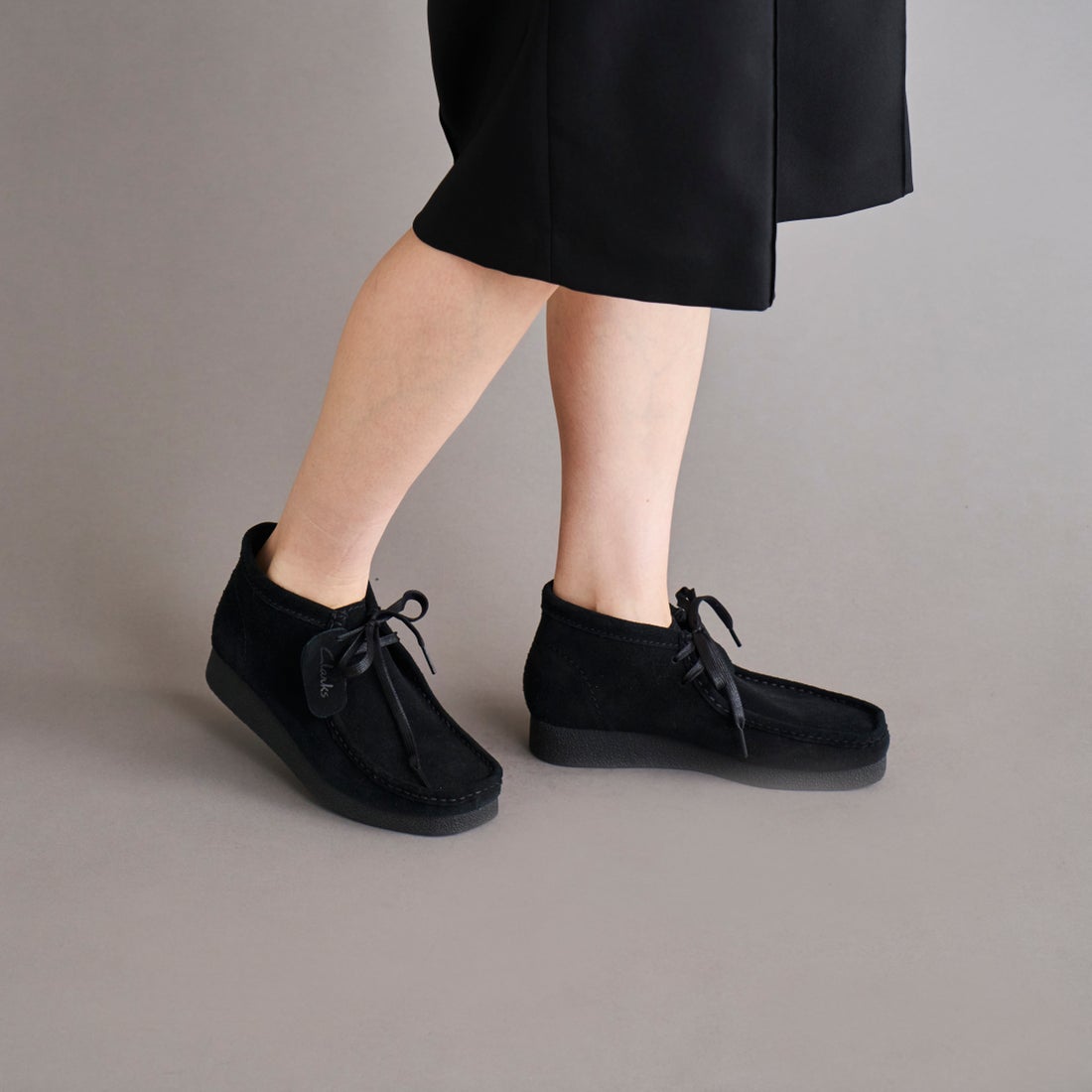 WallabeeEVOBt / レディース ワラビーエヴォブーツ （ブラックスエード