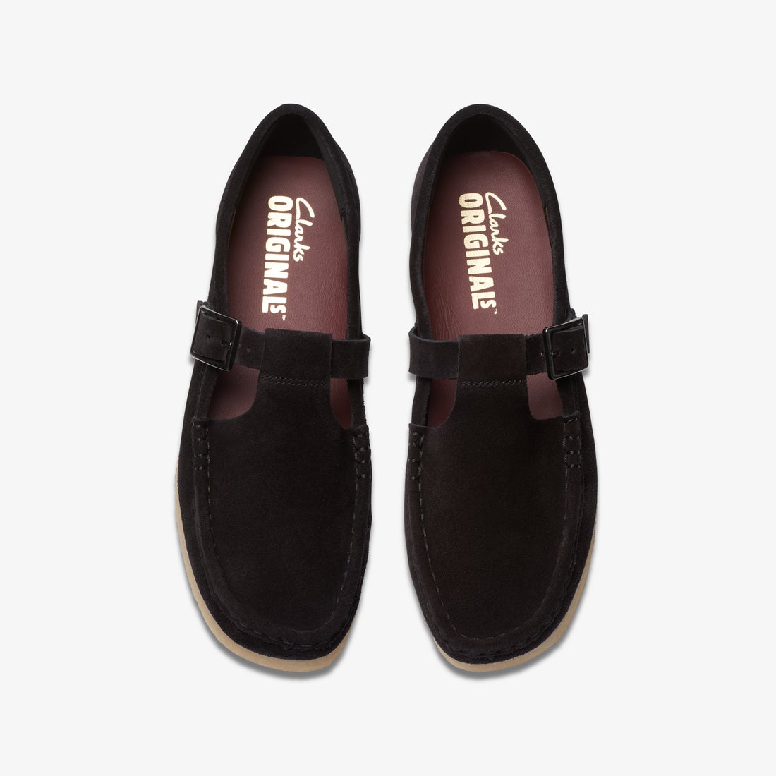 Wallabee T Bar / ワラビーTバー（ブラックスエード） -Clarks
