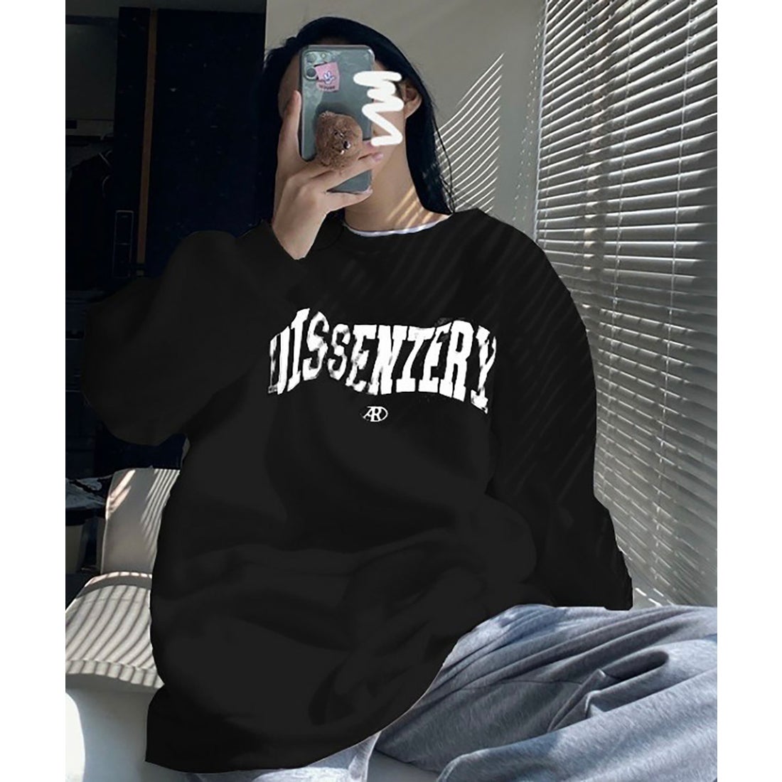 ニナエリナ Nina et Lina 裏毛 DISSENTERY 英字ロゴトレーナー