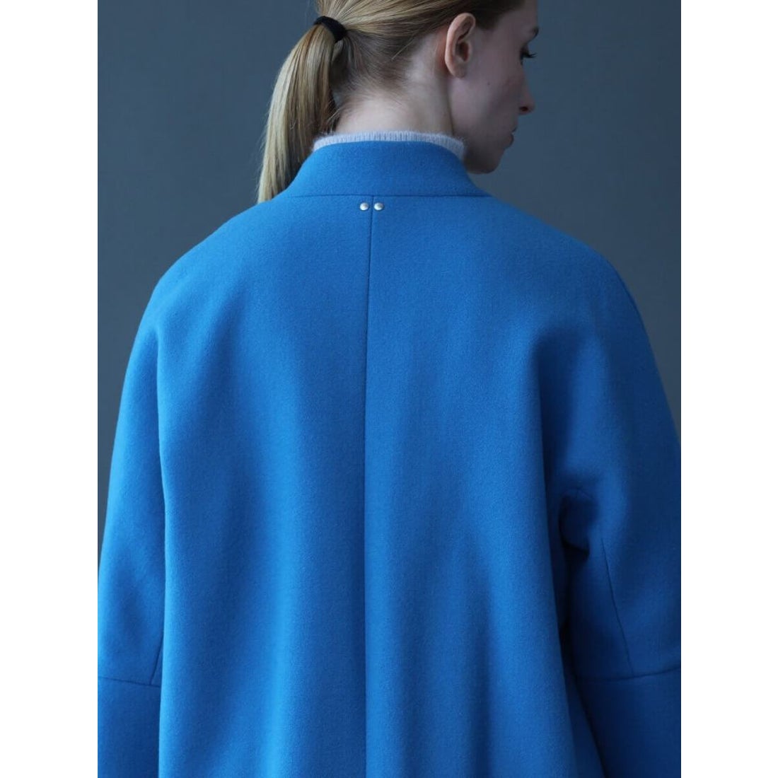 アーガ Aga ダブルメルトンコクーンコート （キミドリ） -ファッション