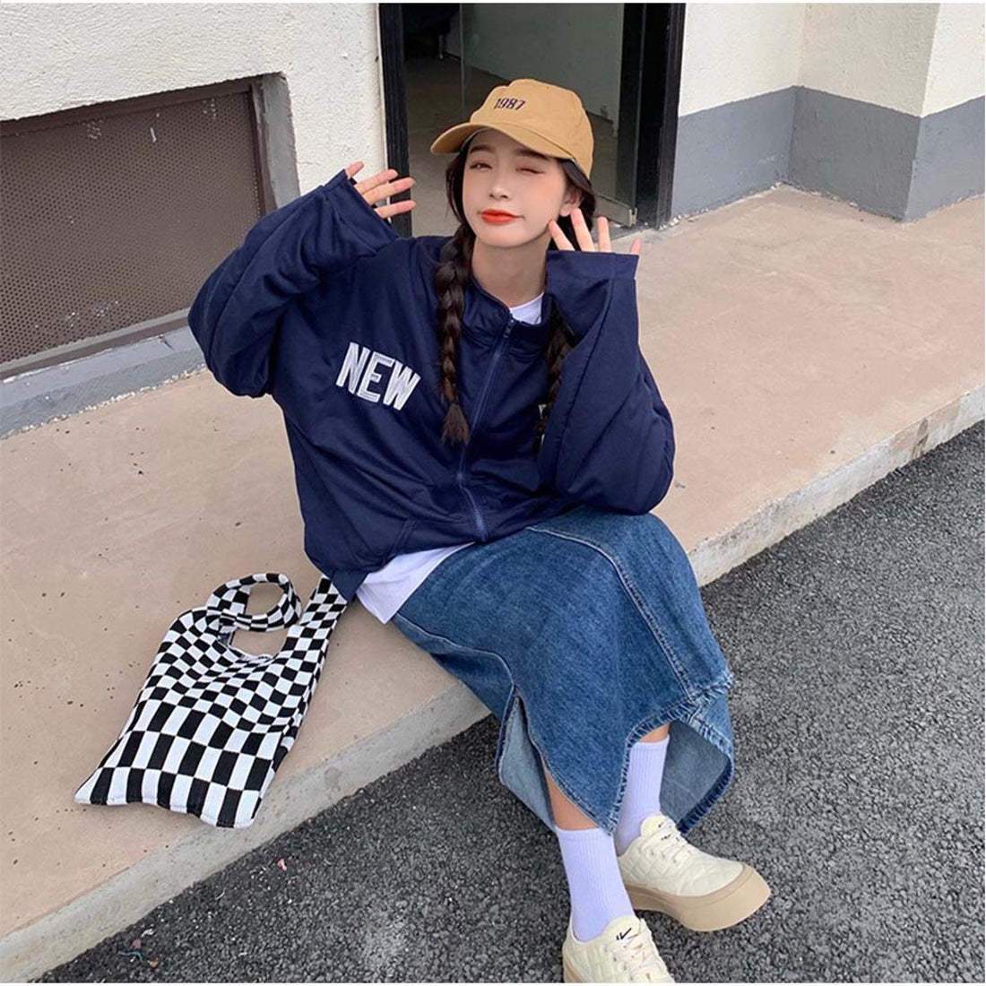 アンドカワイイ And Kawaii パーカー トレーナー ロゴトップス ジップ