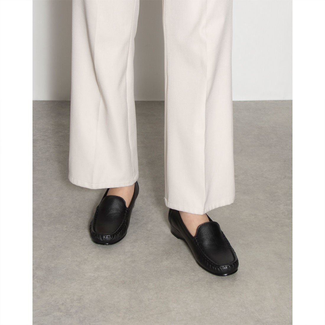 アンナマリア ANNA MALIA 【本革】やわらかモカシン シューズ 履き