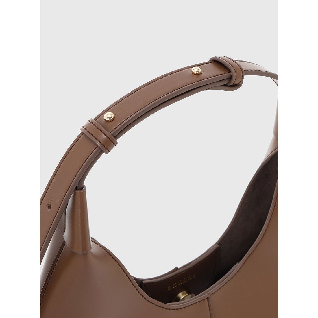 アニュアンス anuans ワンハンドルラウンドバッグ （BLACK） -靴