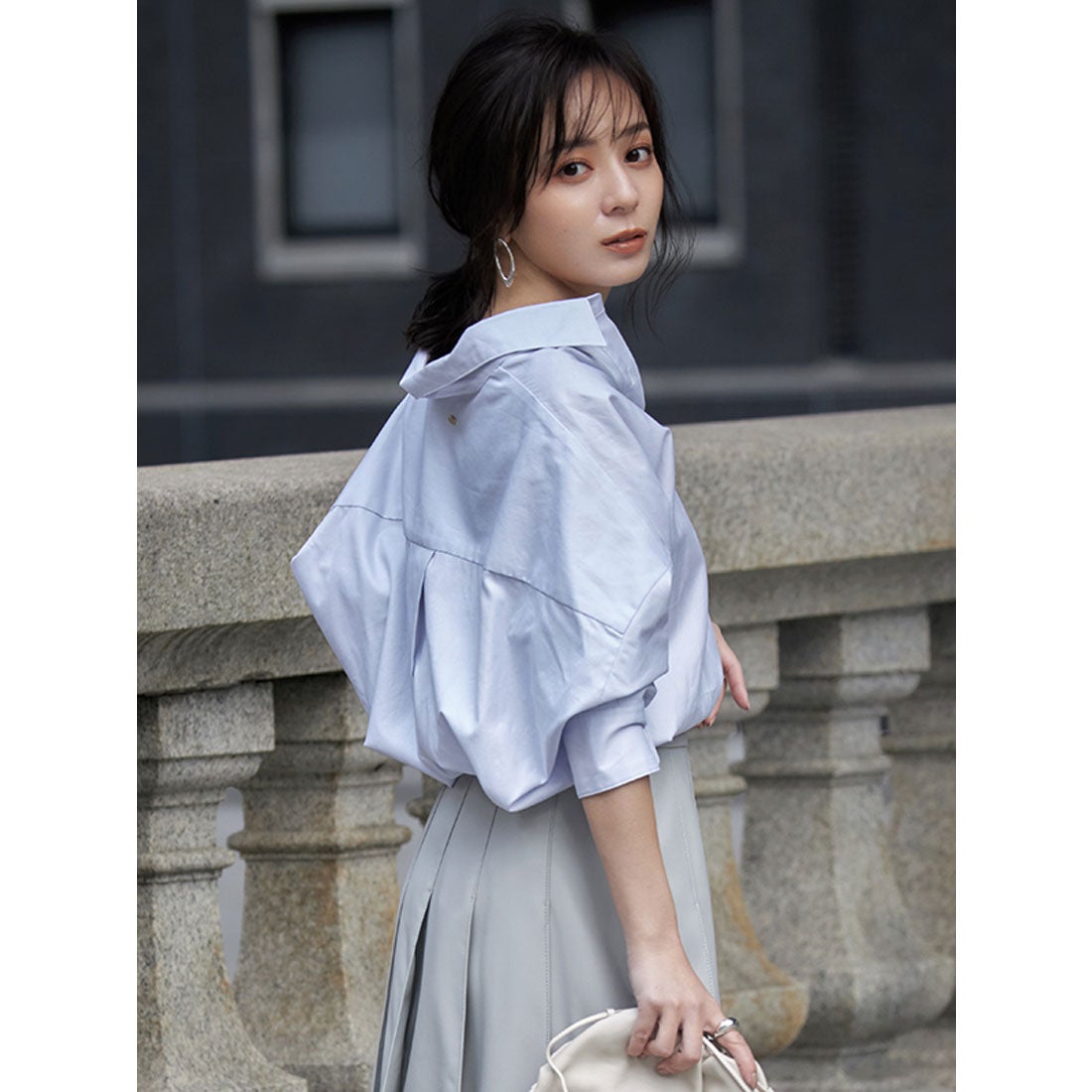 アニュアンス anuans スタンダードシャツ （WHITE） -靴＆ファッション