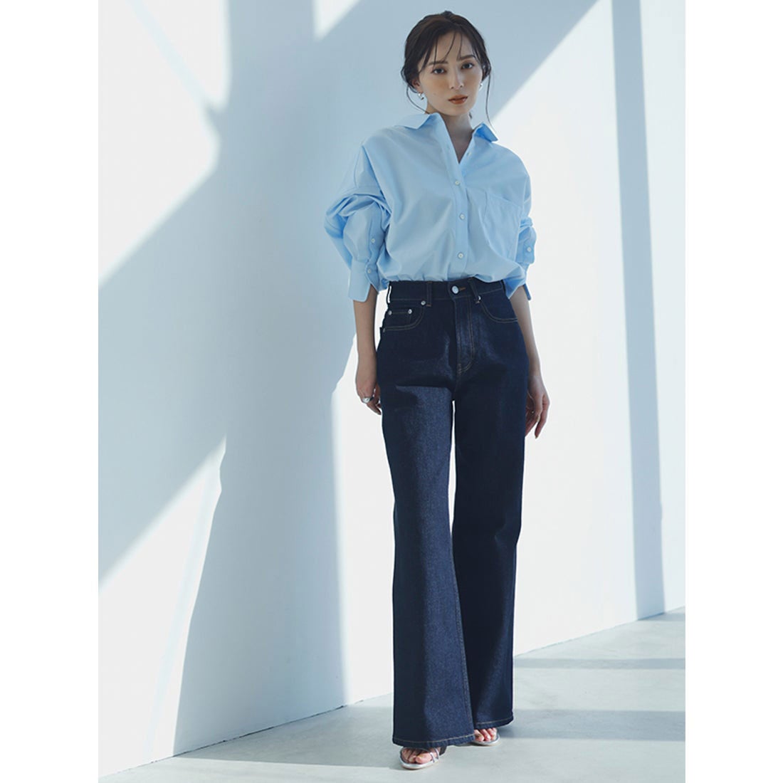 アニュアンス anuans 【25AW】スタンダードシャツ （SAX