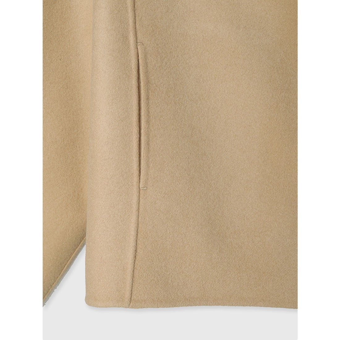 アニュアンス anuans スタンドネックリバーショートコート （NAVY