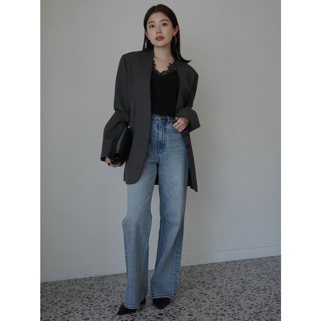 アニュアンス anuans レーストリムカップインキャミソール （IVORY