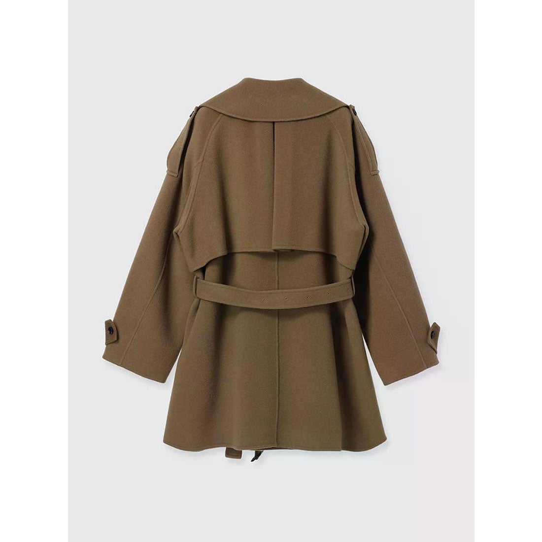 アニュアンス anuans リバーウールミドルトレンチコート