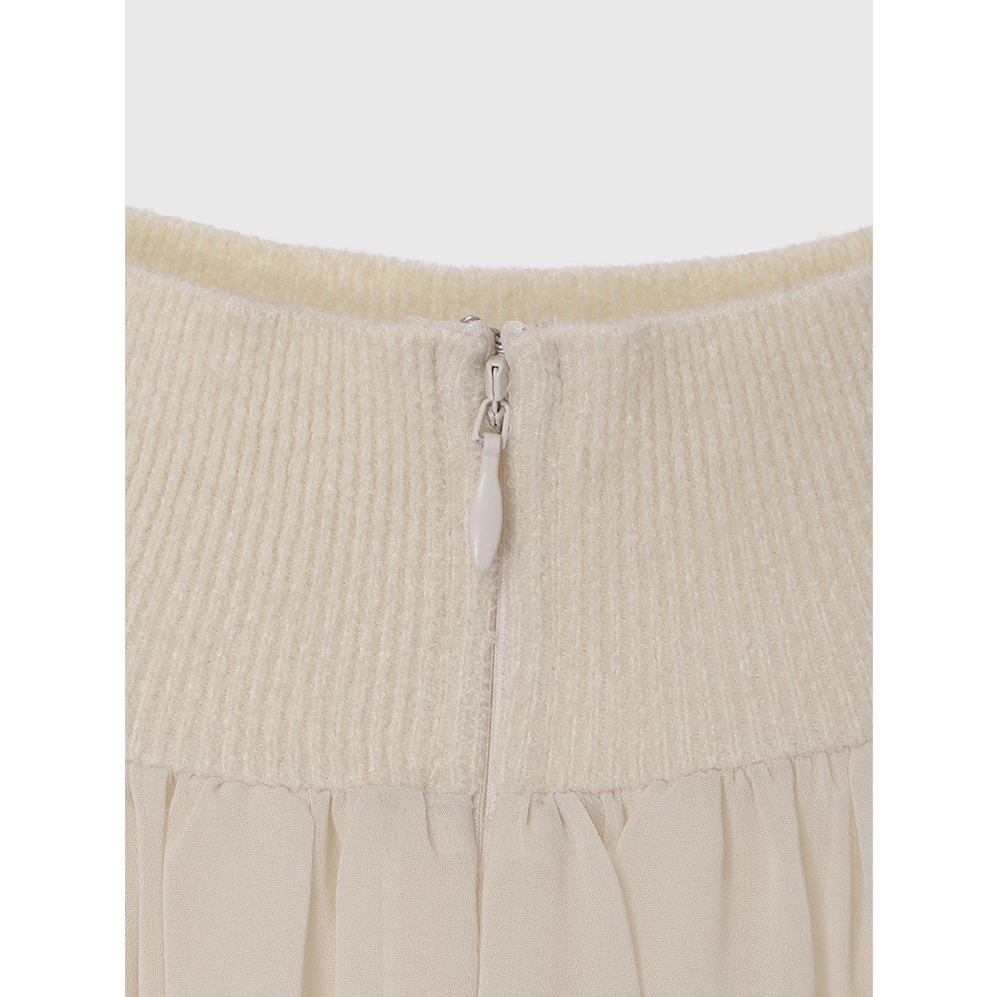 アニュアンス anuans ジョーゼットフレアブラウス （LIGHT BEIGE） -靴