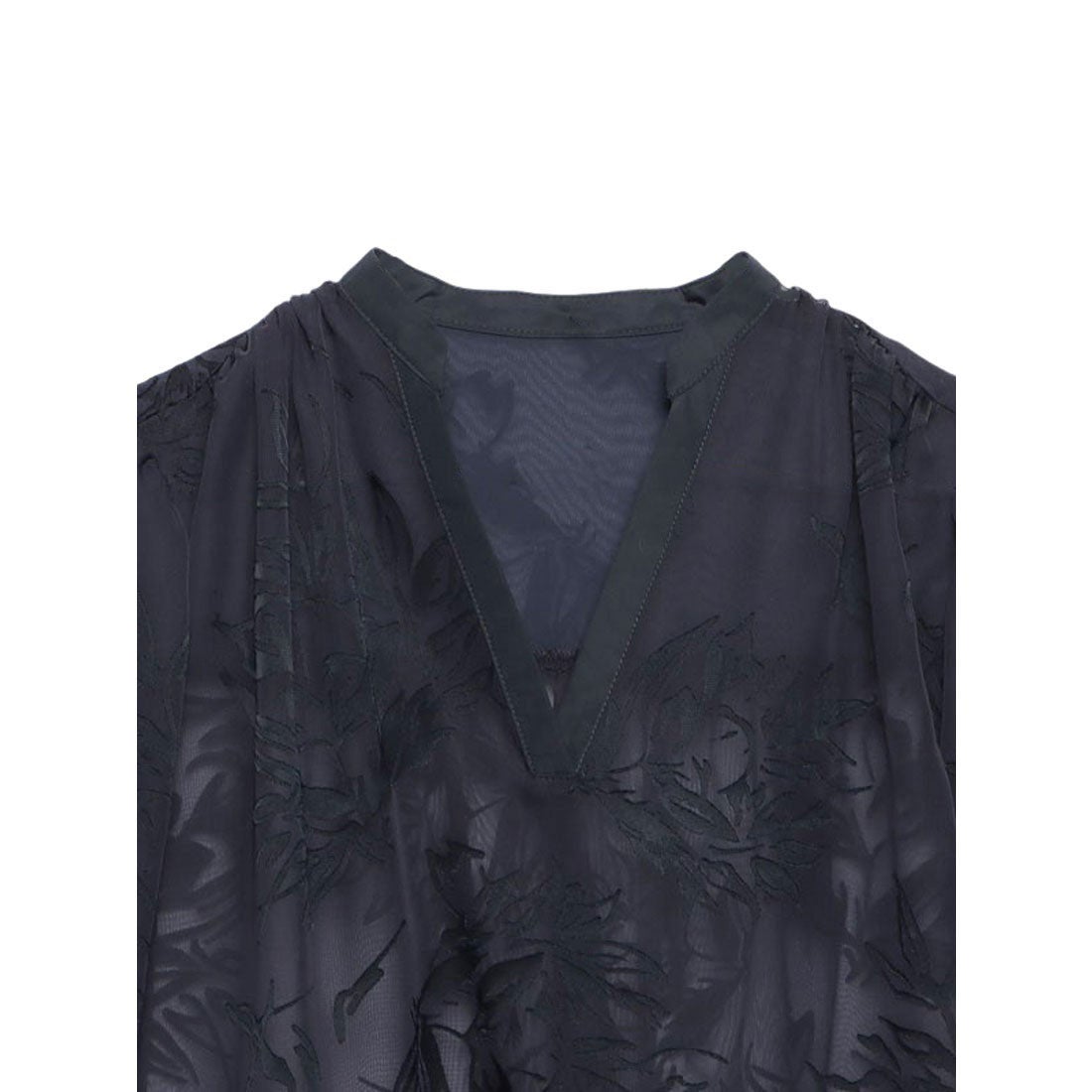 アニュアンス anuans スキッパーネックオパールブラウス （ECRU） -靴