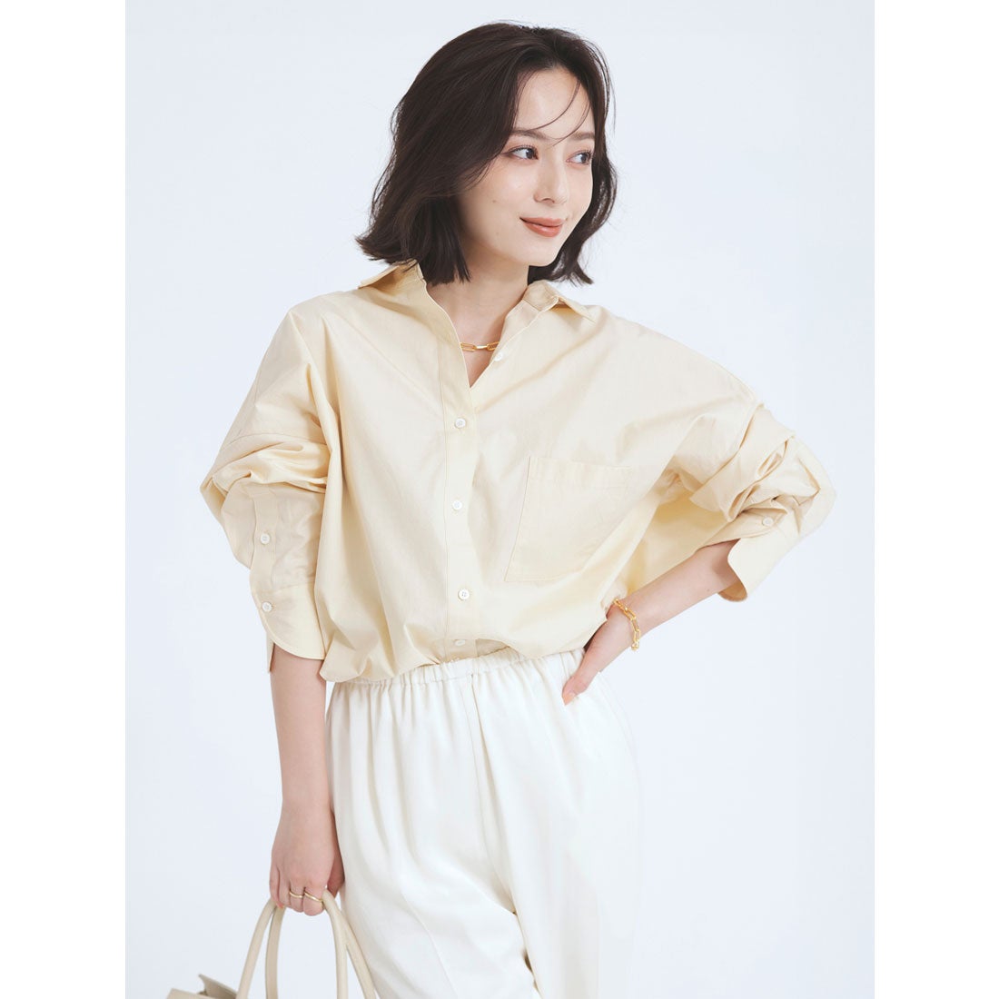 アニュアンス anuans 【25AW】スタンダードシャツ （SAX