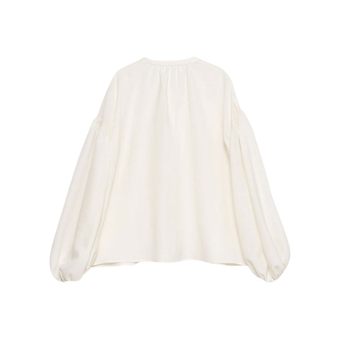 アニュアンス anuans シアーボリュームスリーブブラウス （IVORY