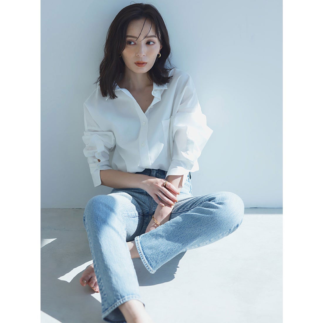 アニュアンス anuans スタンダードシャツ （BLUE） - ファッション通販