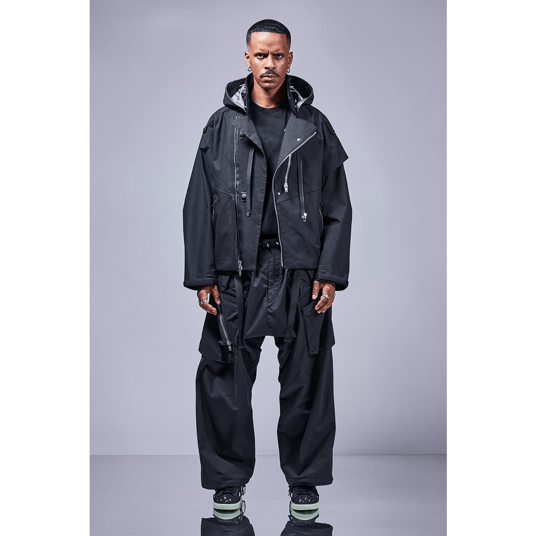 アクロニウム ACRONYM 3L Rider Jacket （Black） -デザイナーズ