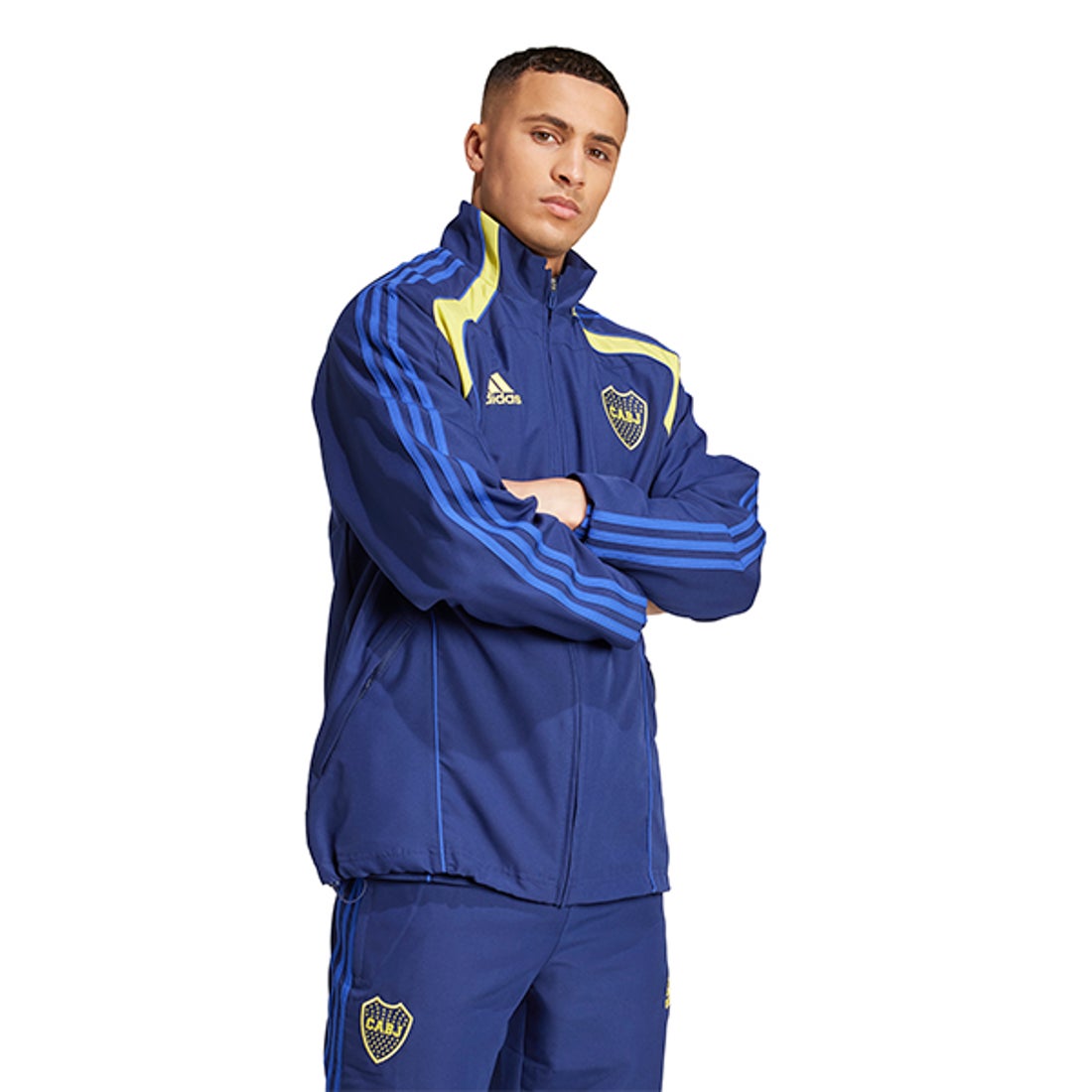 adidas ボカ・ジュニアーズ URBANPURIST トラックトップ(ブルー) KUI88