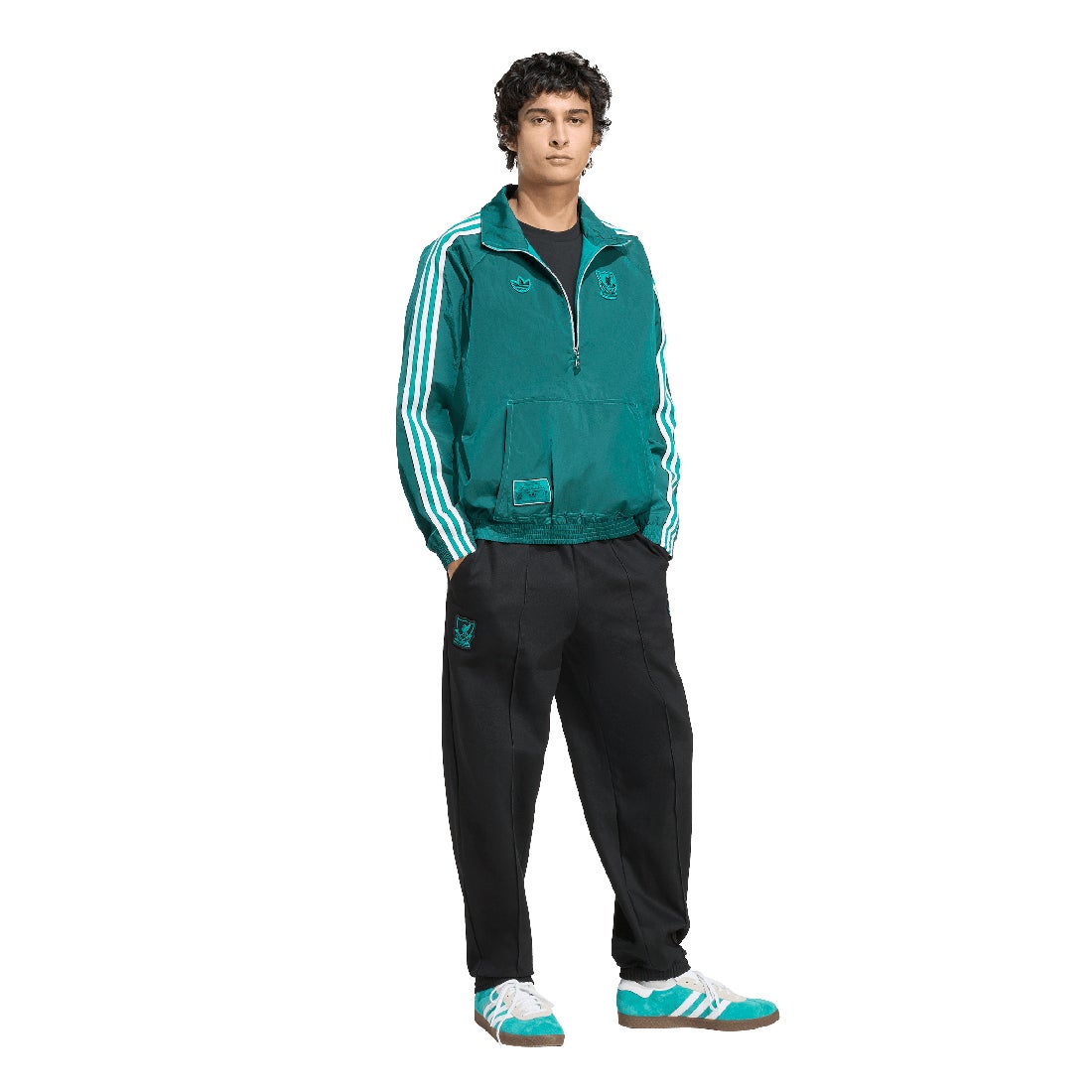 adidas リバプール 25/26 TERRACE ICON ハーフジップ ジャケット