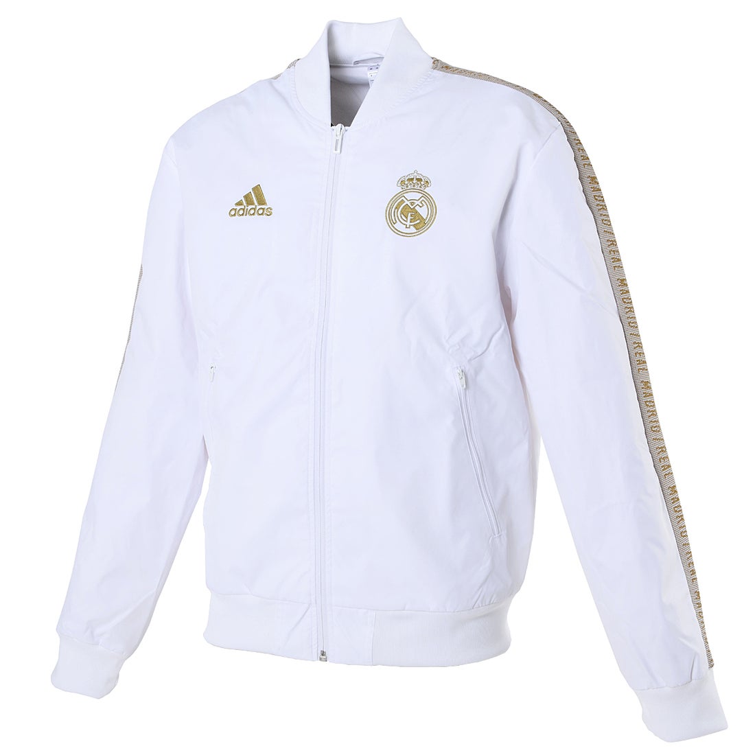 adidas レアルマドリード 19/20 アンセムジャケット(ホワイト) FWT62