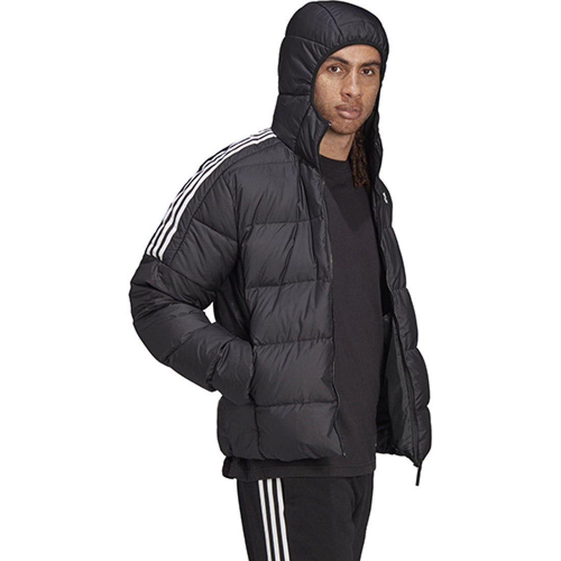 adidas アディダス エッセンシャルズ ミッドウェイト ダウン フード