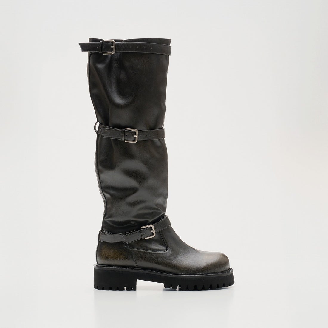 GRACIEUX ENGINEER BOOTS （Vintage Black） -ALM. official web store
