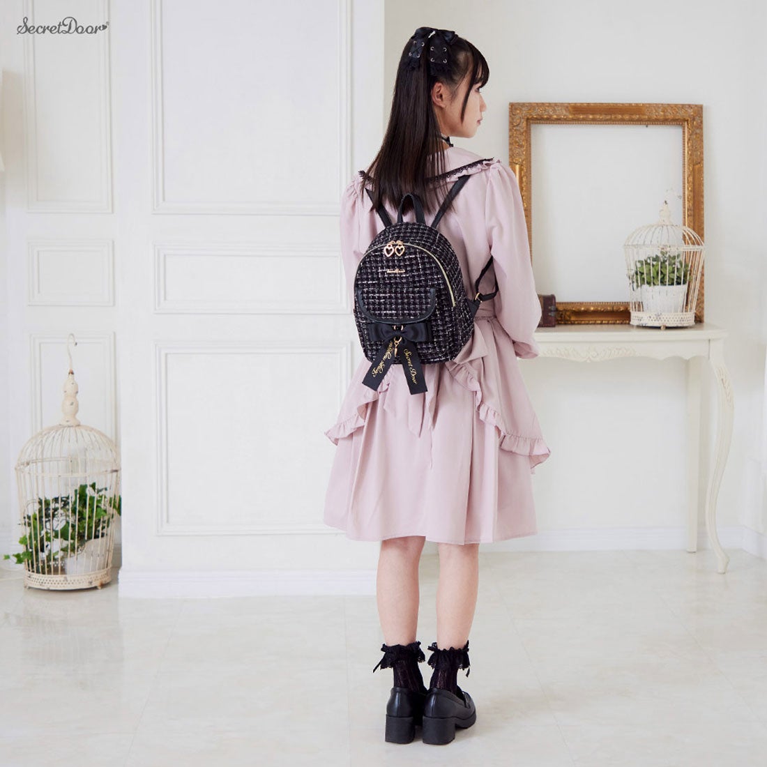 アルトローズ ALTROSE リュック レディース ミニリュック ツイード