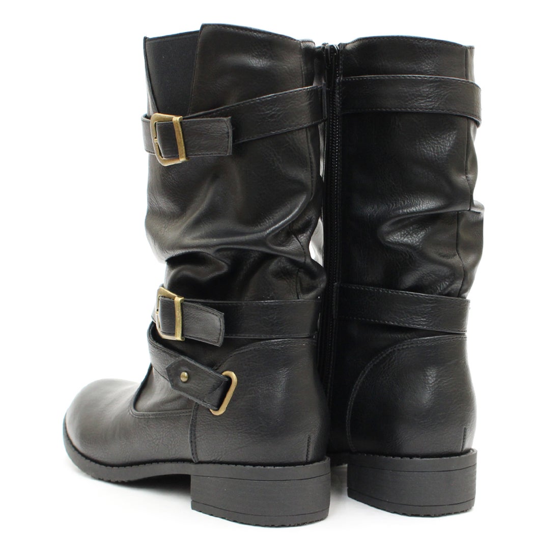 アレッタ ALETTA 美脚くしゅくしゅエンジニアブーツ （DBR-S