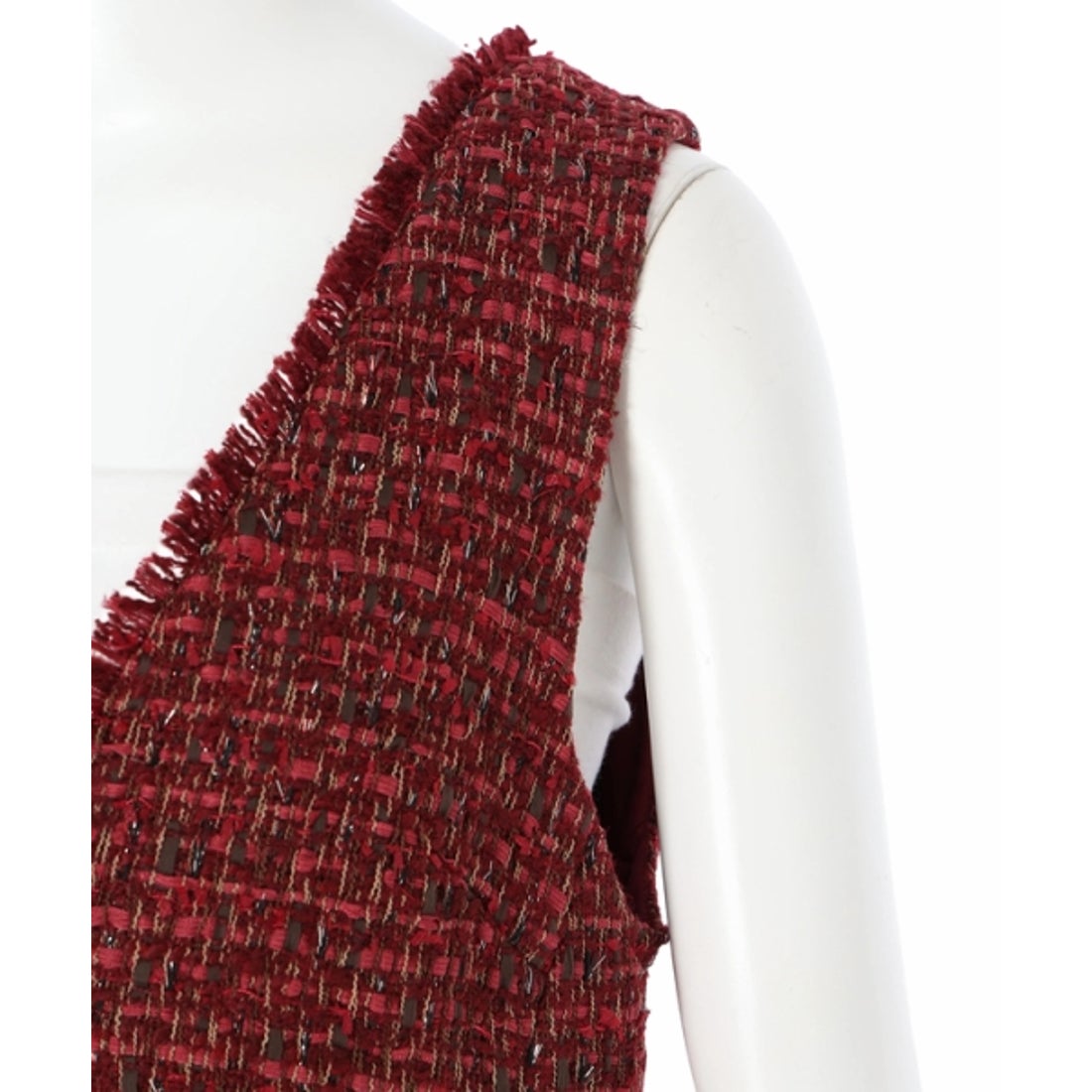 アプワイザー・リッシェ Apuweiser-riche キラキラツイードジャンスカ