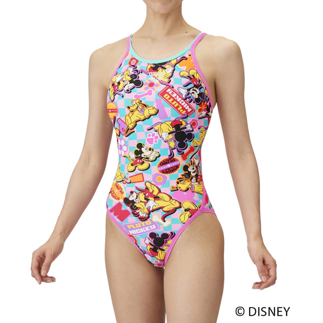 arena 【ディズニー】”ミッキー” と ”プルート”トレーニングワンピース