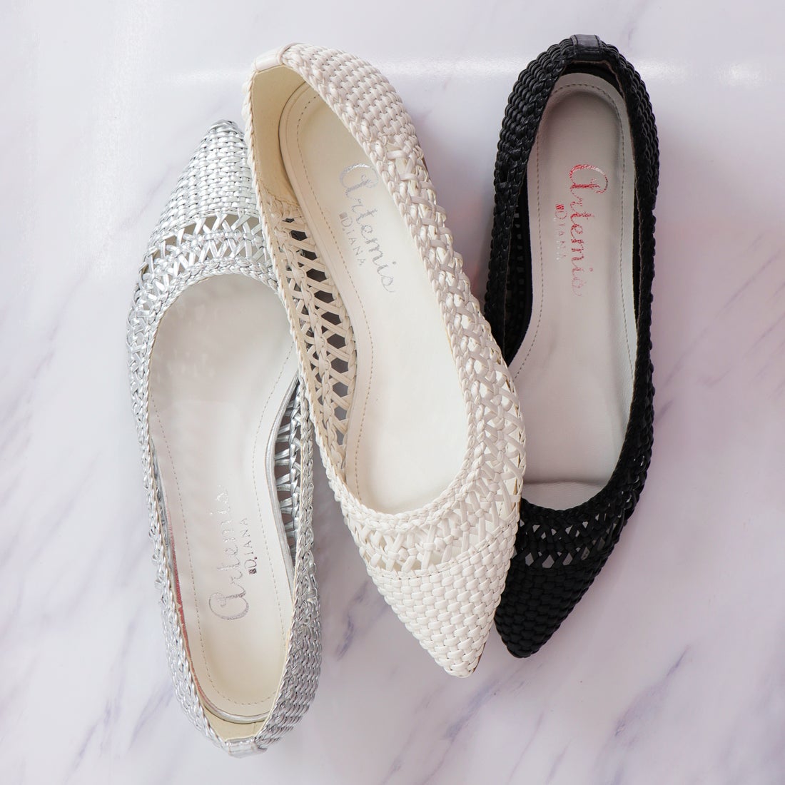 アルテミス バイ ダイアナ artemis by DIANA メッシュ ポインテッド