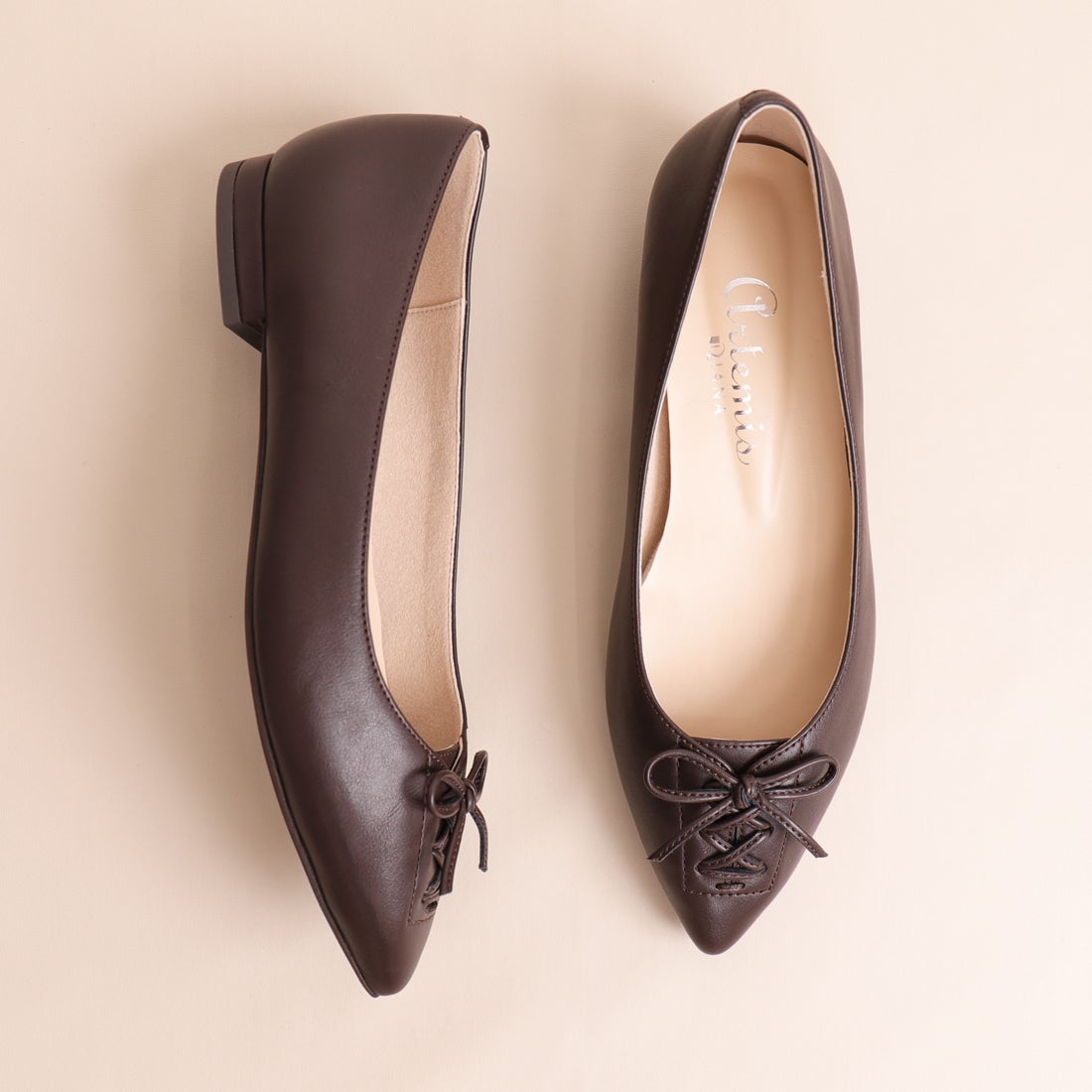 アルテミス バイ ダイアナ artemis by DIANA レースアップデザイン