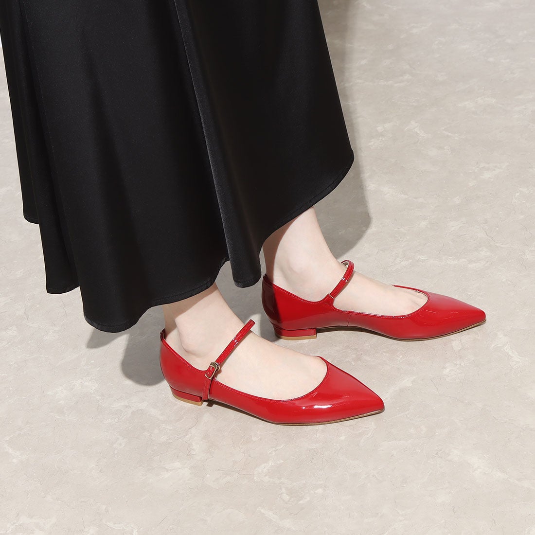 アルテミス バイ ダイアナ artemis by DIANA ストラップフラット