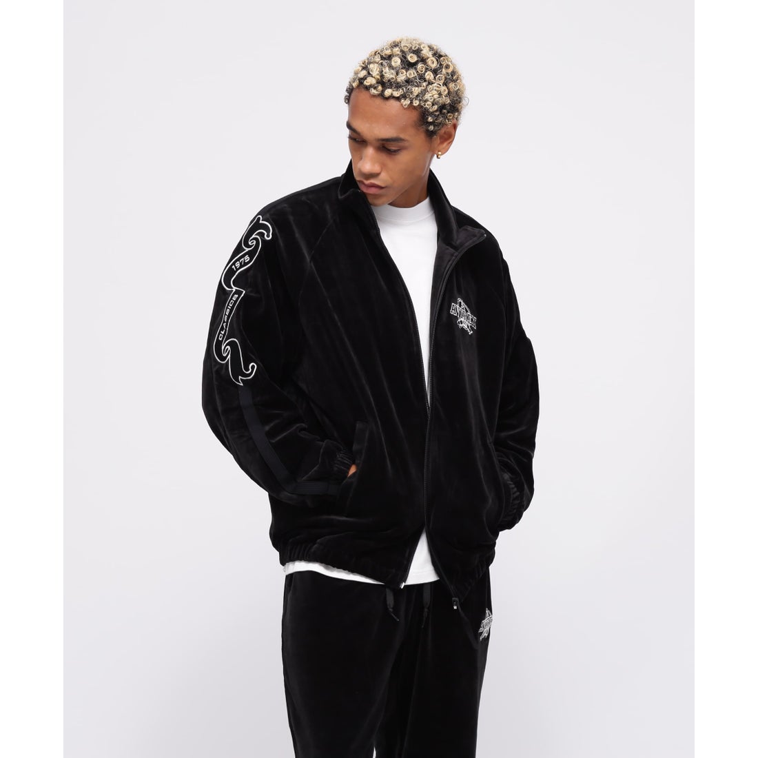 アヴィレックス AVIREX 《WEB&DEPOT限定》VELOUR TRACK JACKET