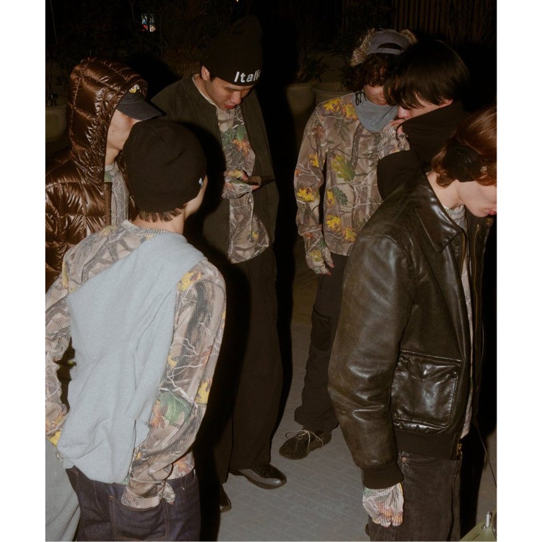 パルプ PULP 【VALLAD / バラッド】カモ サーマル ロング Tee （カーキ